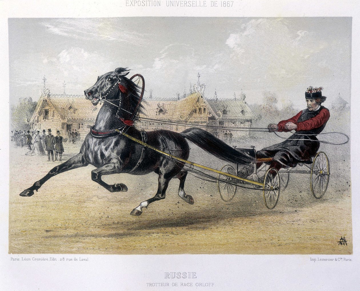Ryssland: Orloff avlar travare - i "" Kentauren"" 1867 av Unknown artist
