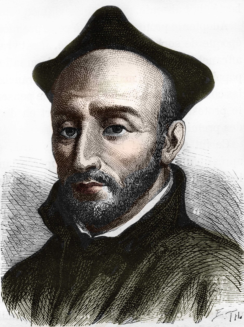 Sankt Ignatius av Loyola (1491-1556), grundare av Jesu Society. av Unknown artist