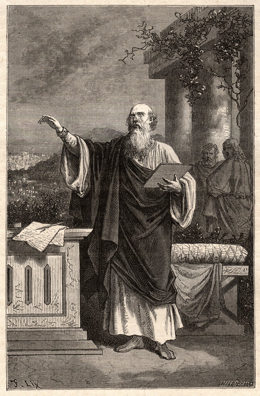 Saint Irenee de Lyon (s:t Irenaeus av Lyon) (130-202) - av Unknown artist