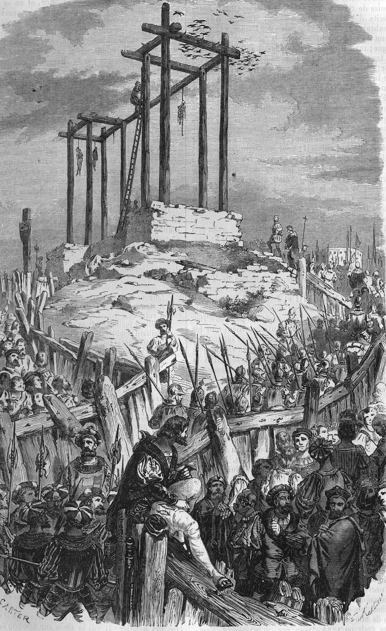 Samblancay dog, som hängdes 1527. av Unknown artist