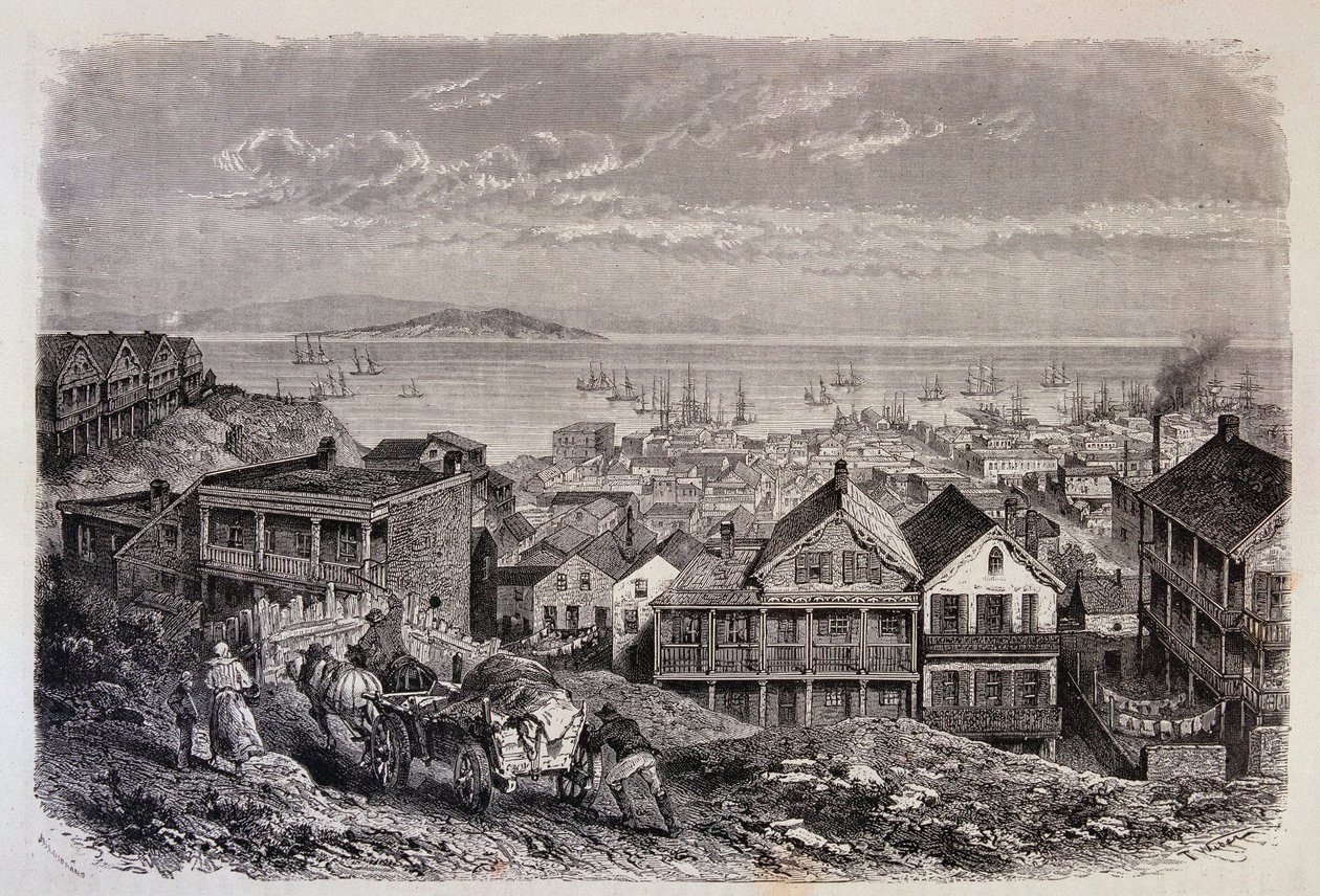 San Francisco Bay (Kalifornien) - i "" Round the World"" av Unknown artist