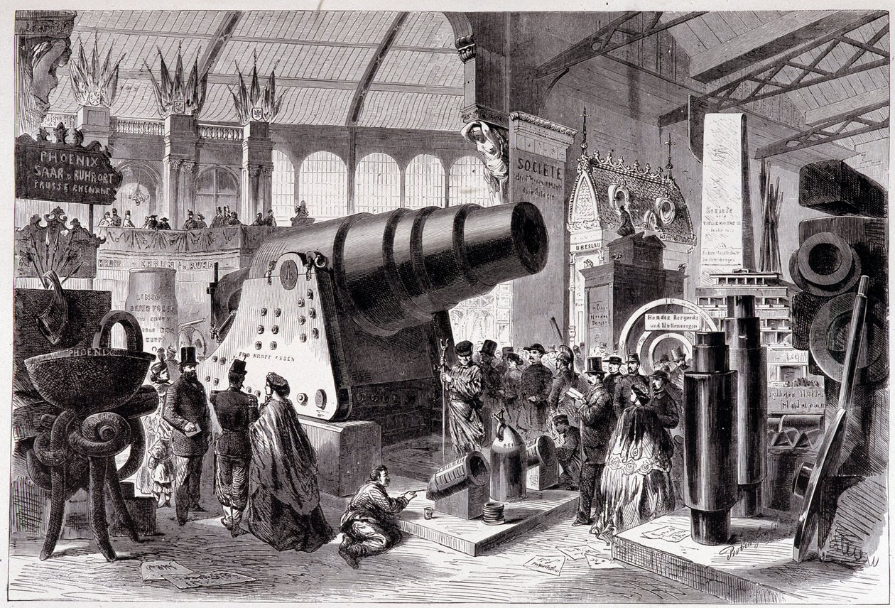 Sektion för preussisk metallurgi (Canon) i maskingalleriet av Unknown artist