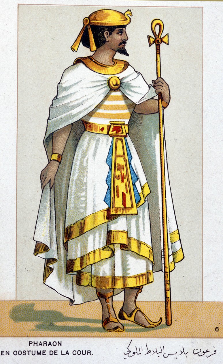 Serie kromolitografier av operakostymer med anledning av den första representationen av Giuseppe Verdis Aida: faraon. 1872 av Unknown artist