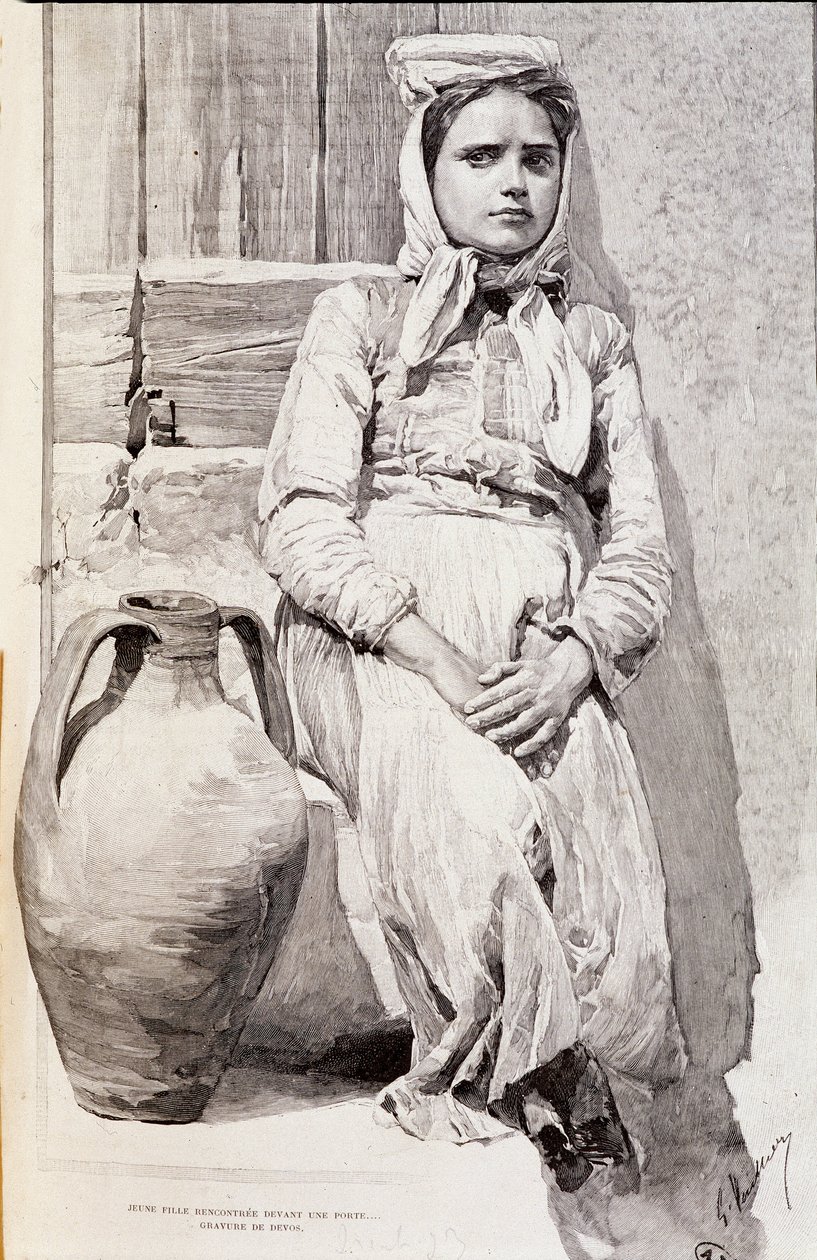 Siciliansk tjej av Unknown artist