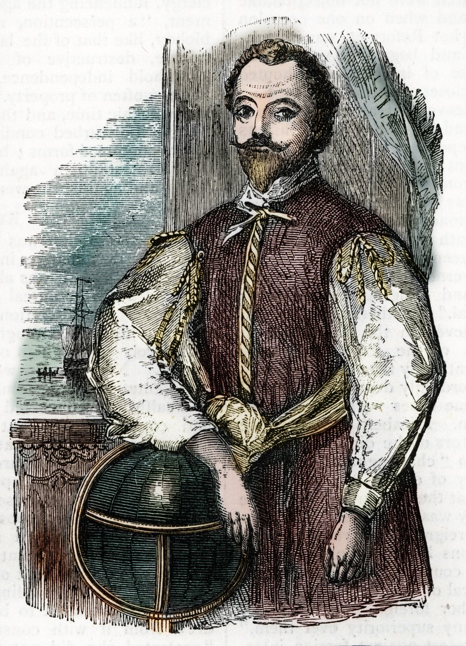 Sir Francis Drake av Unknown artist