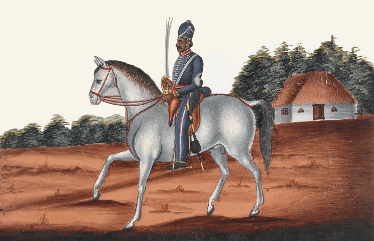 Sowar, Madras kavalleri, 1835 ca av Unknown