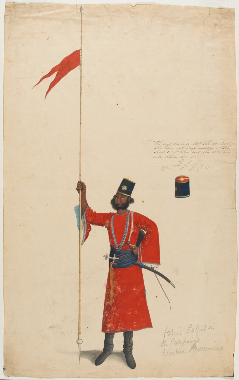 Sowar av Rohilla kavalleri av Unknown artist