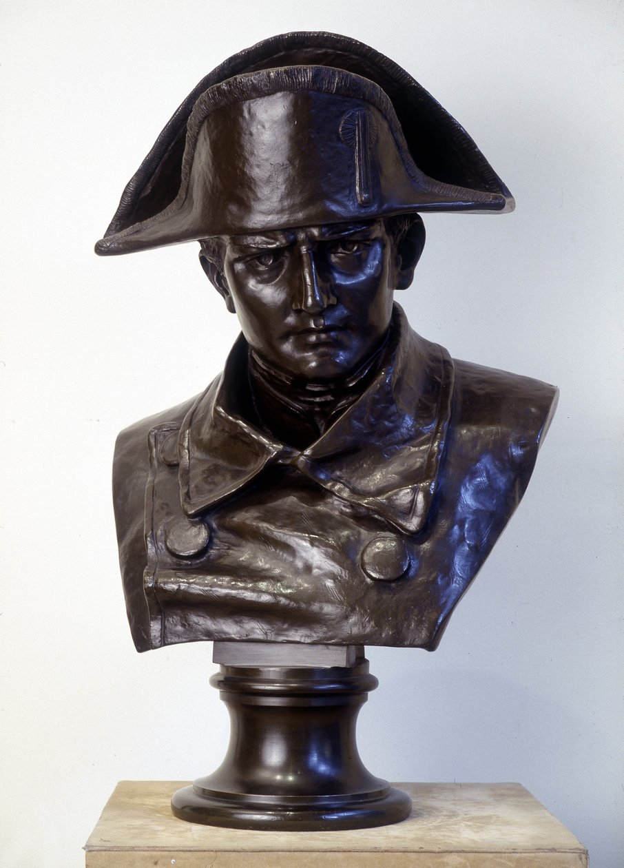 Staty av Napoleon I i brons 1800-tal av Unknown artist