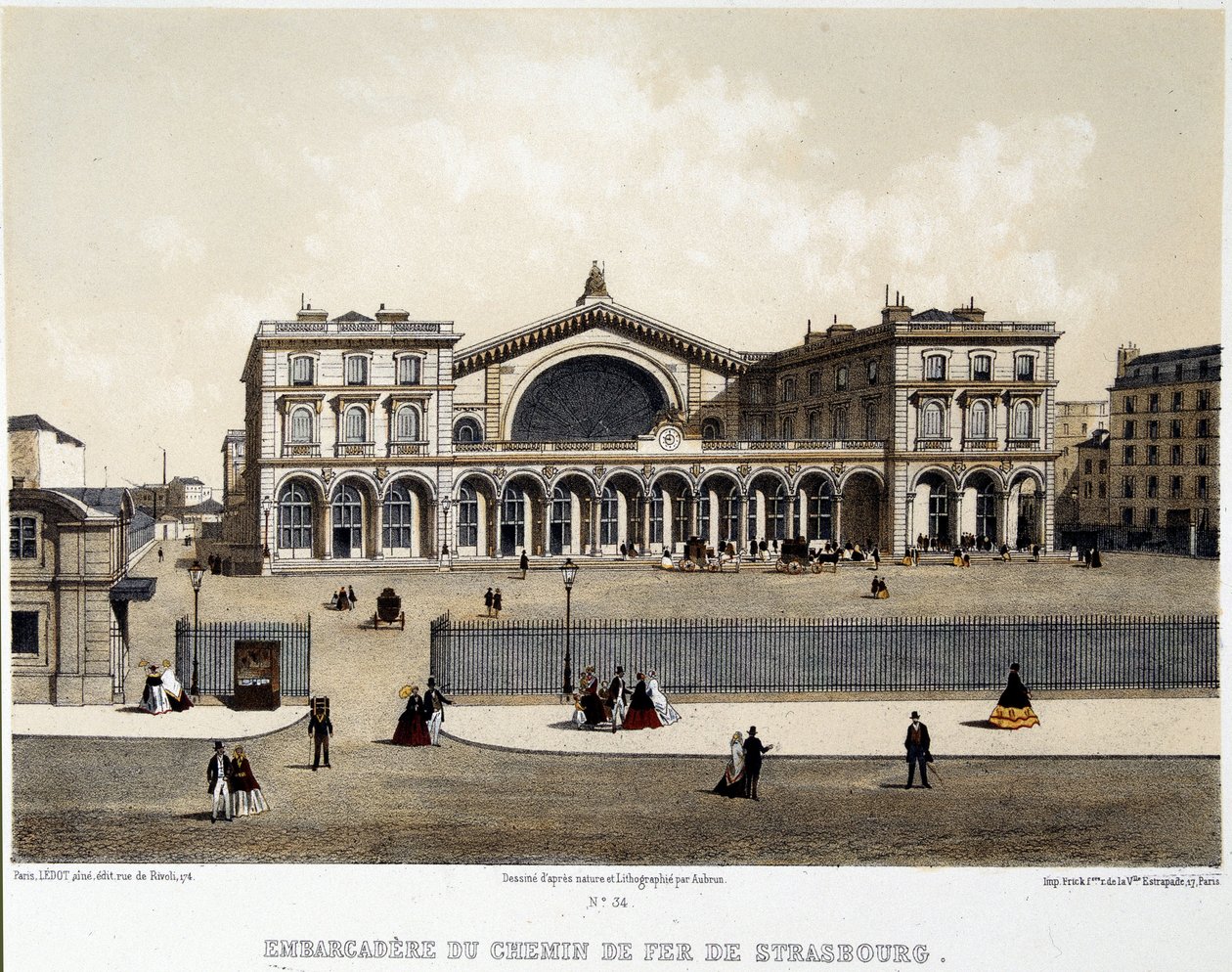 Strasbourgs järnvägsstation (nu Gare de l