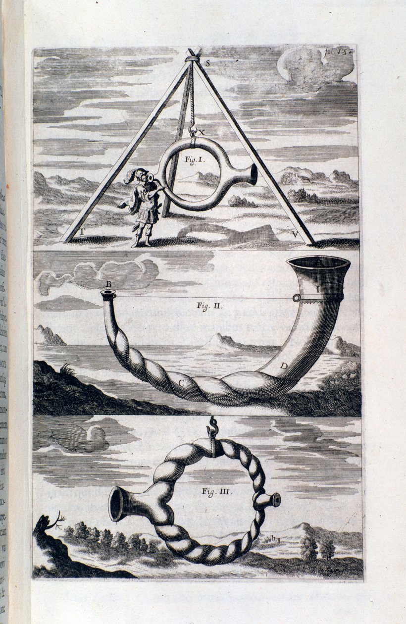 Studie av fonologi. Sida från Pronurghia nova (1673) av Unknown artist