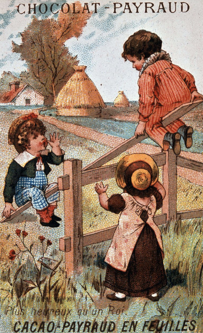 Gungspel, chokladreklam Payraud av Unknown artist