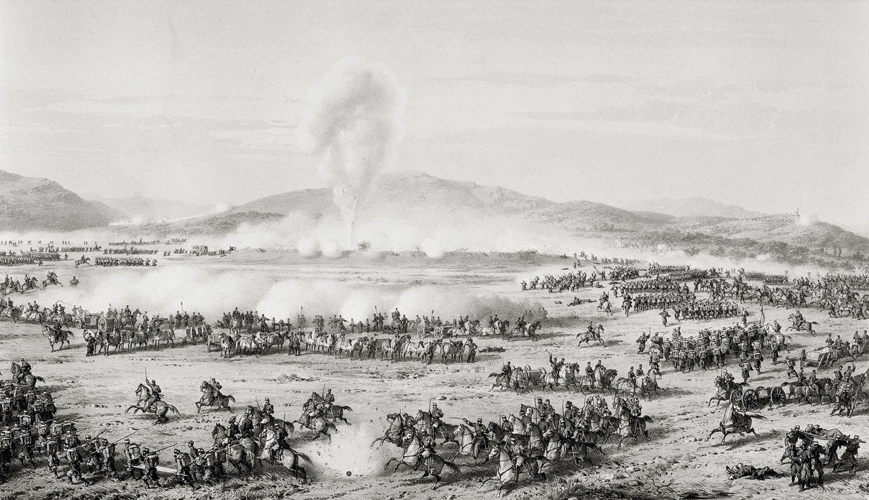 Slaget vid Tetouan (Tetuan, Marocko), 4 februari av Unknown artist