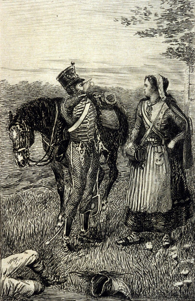 Den kartusiska parman av Stendhal. 1800-talsgravyr. av Unknown artist