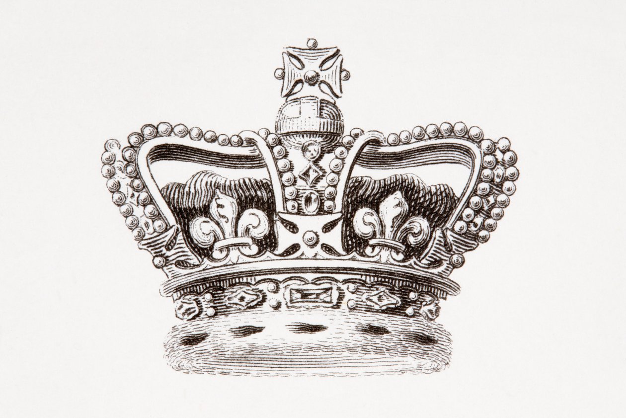 The Crown of England, utgiven 1820 (tryck) av Unknown artist