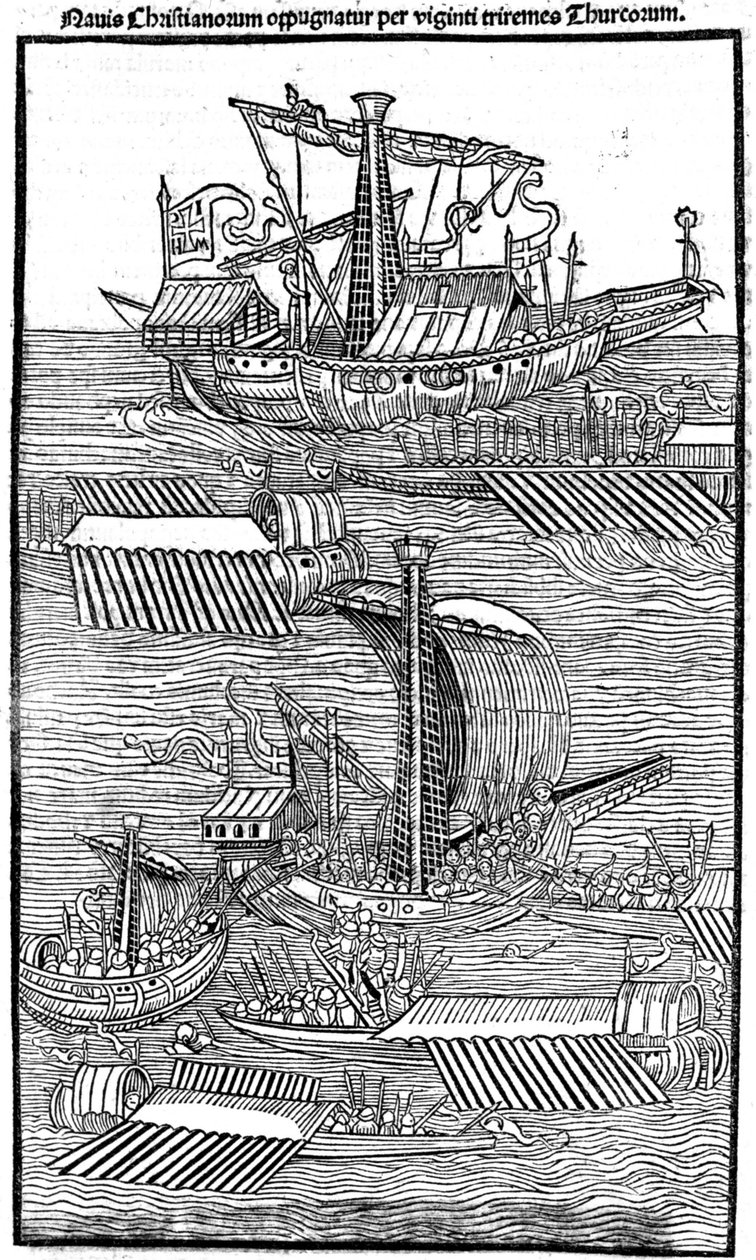 Riddarna av Rhodos av Unknown artist