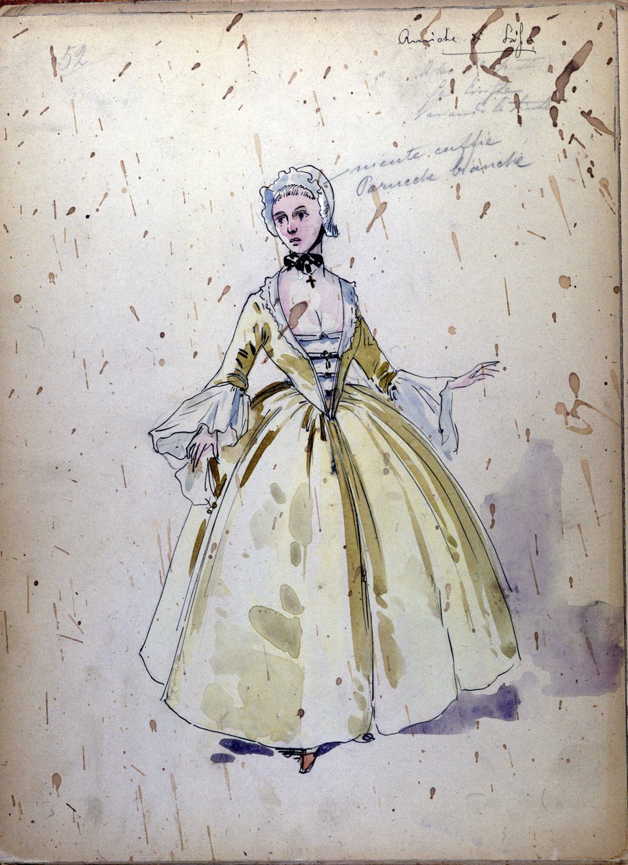 The Lady of Spades: Opera komponerad 1890 av Piotr eller Petr Iljitsj Tjajkovskij (eller Tjajkovskij) av Unknown artist