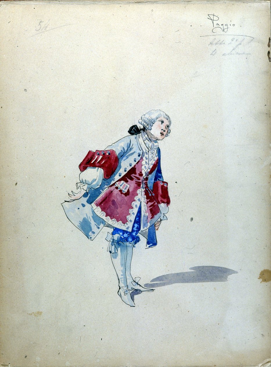The Lady of Spades: Opera komponerad 1890 av Piotr eller Petr Ilyich Tchaikovsky (eller Tchaikowsky) av Unknown artist