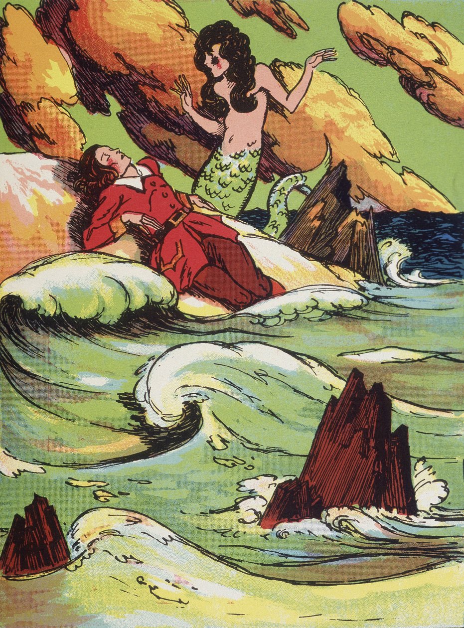 Den lilla sjöjungfrun av Andersen av Unknown artist