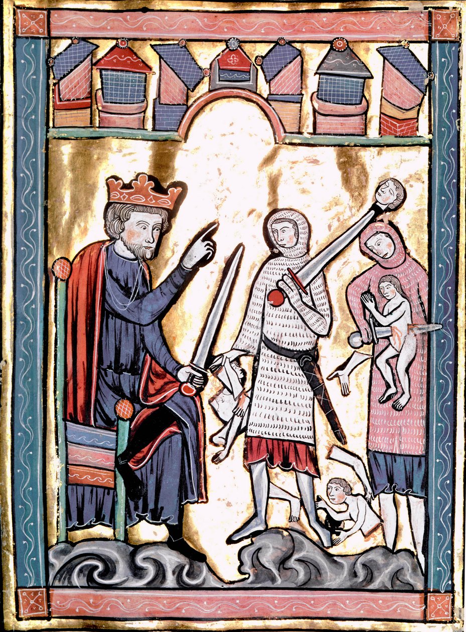 The Massacre of the Innocents Miniature hämtad från "Liber Psalmorum Cum Calendario" eller "Psaltier à l