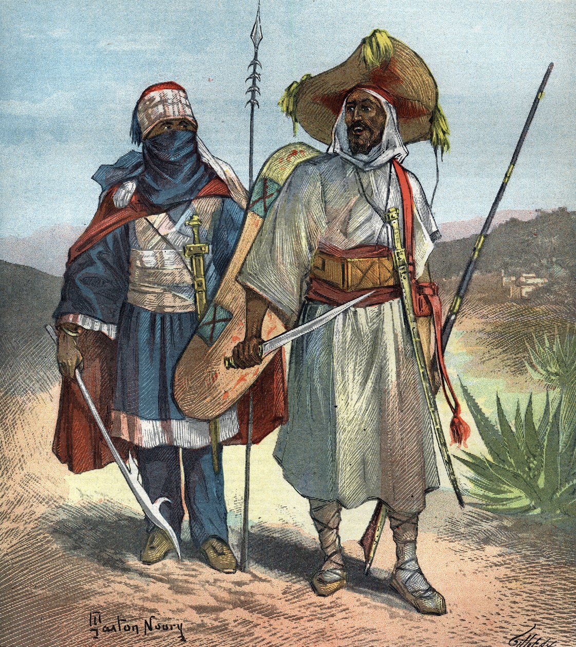Tuareg 1892. av Unknown artist