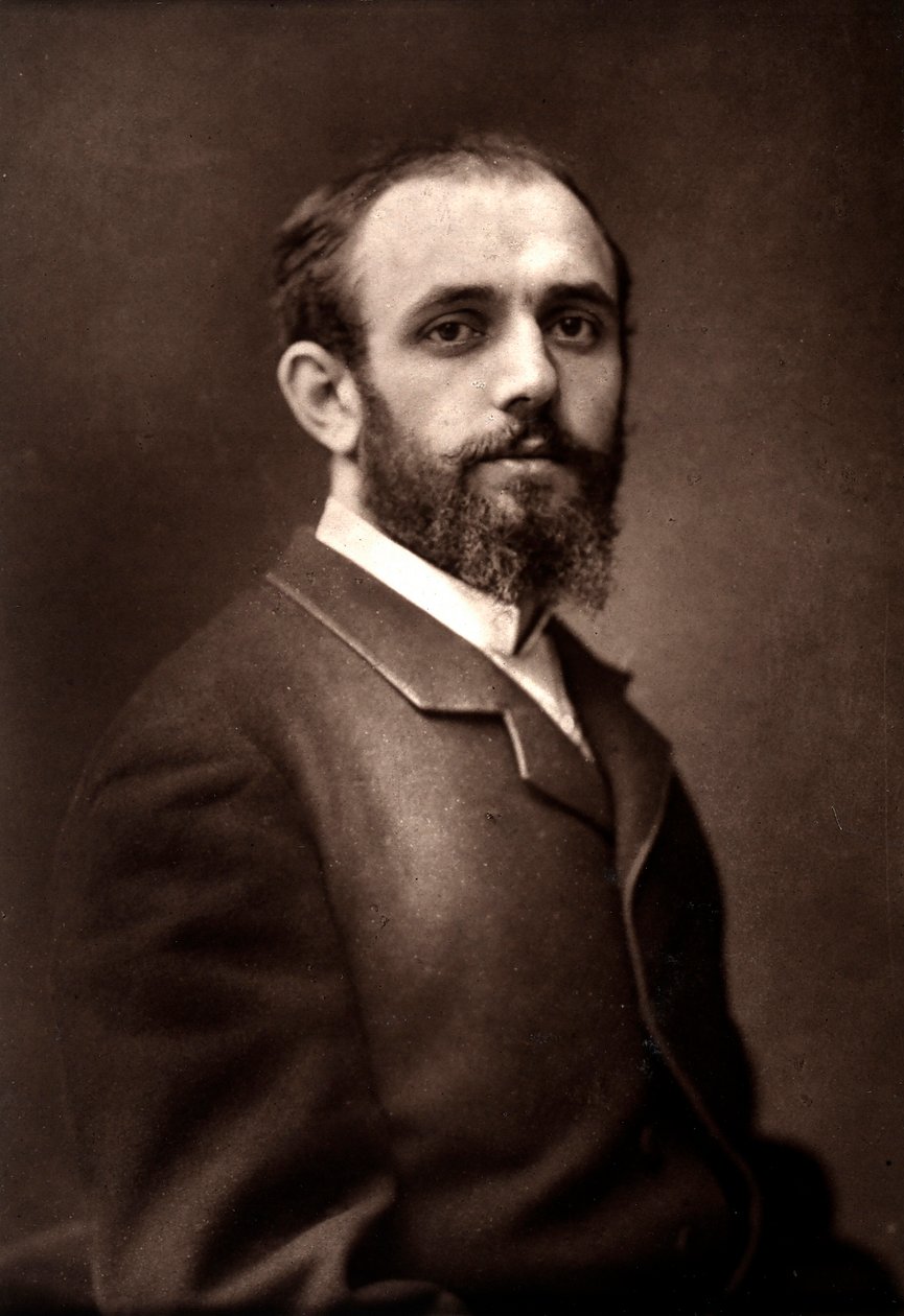 Konstnären Norbert Goeneutte tagen med anledning av 1881 års Parissalong av Unknown