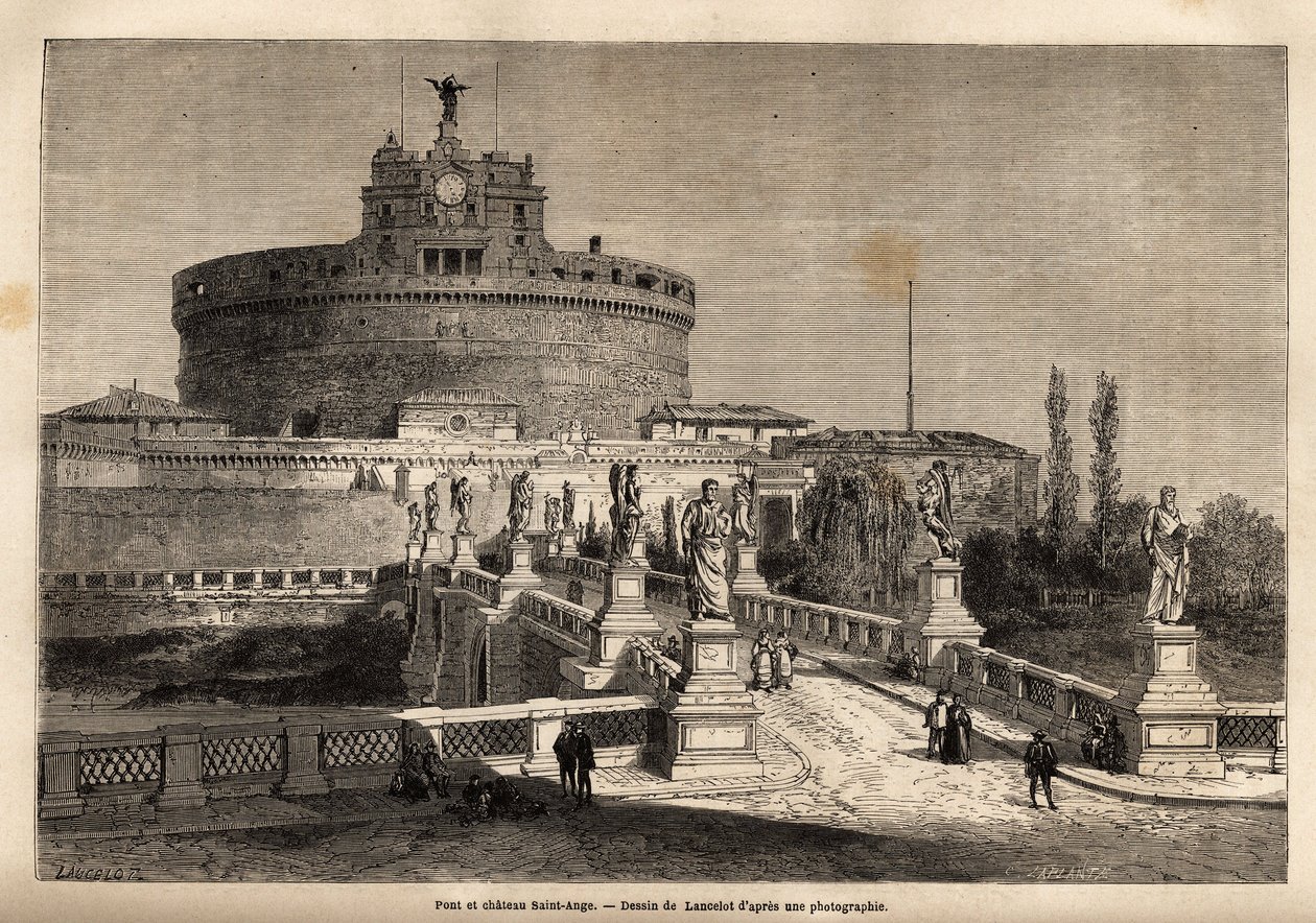 Bron och slottet Saint Angelo (Castel Sant