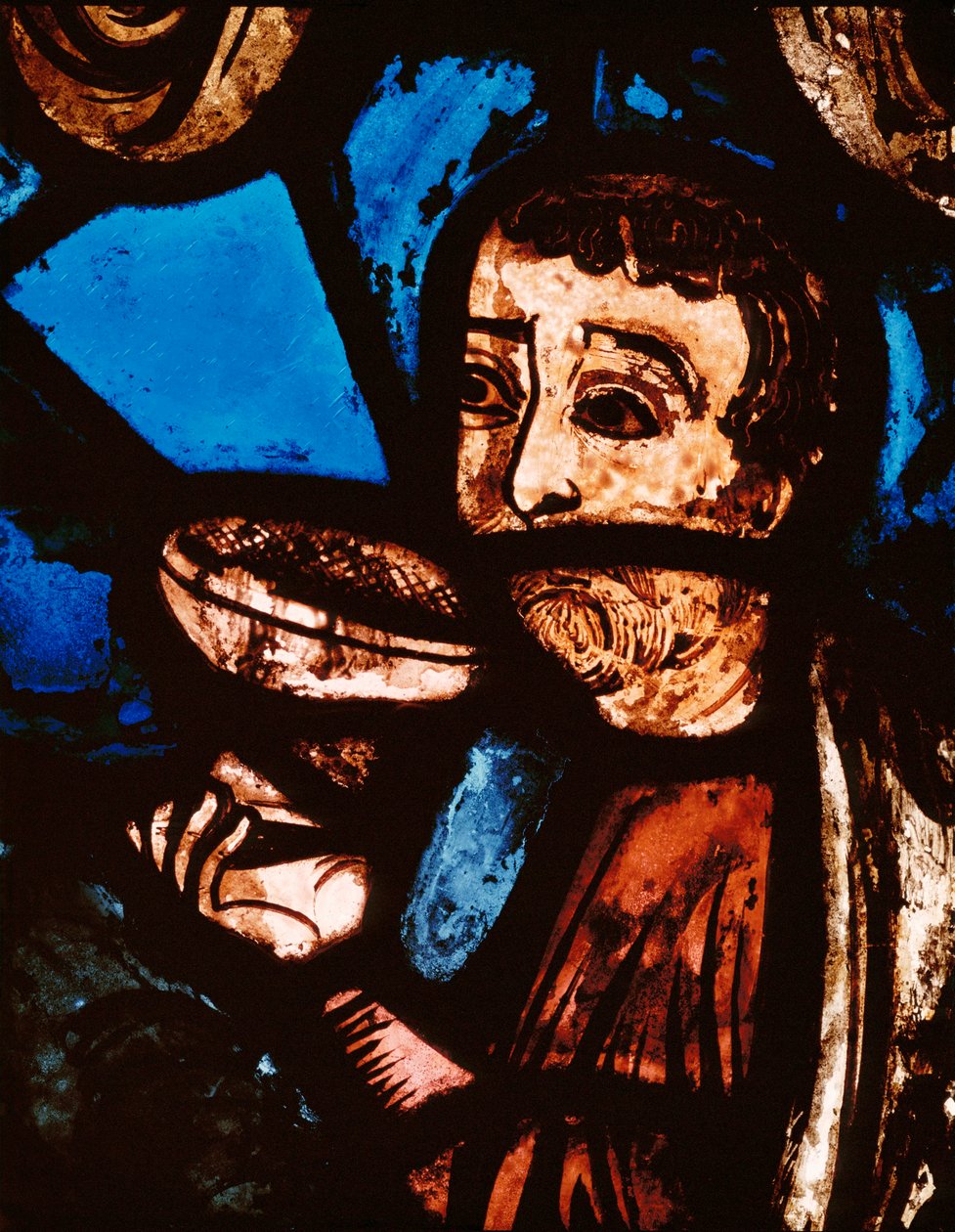 Upptäckten av vin (glasmålning) av Unknown Artist