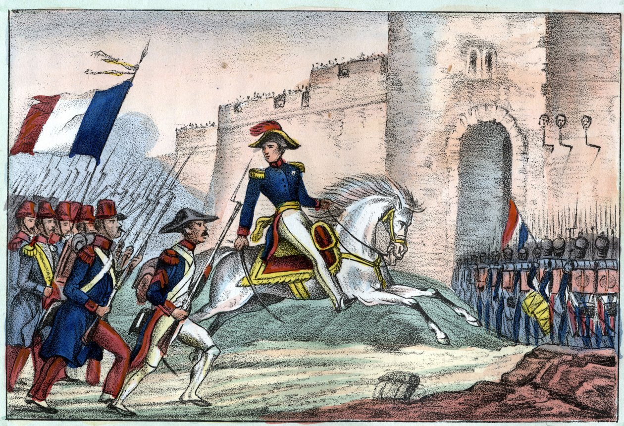 Den franska arméns intåg i Alger den 5 juli av Unknown artist