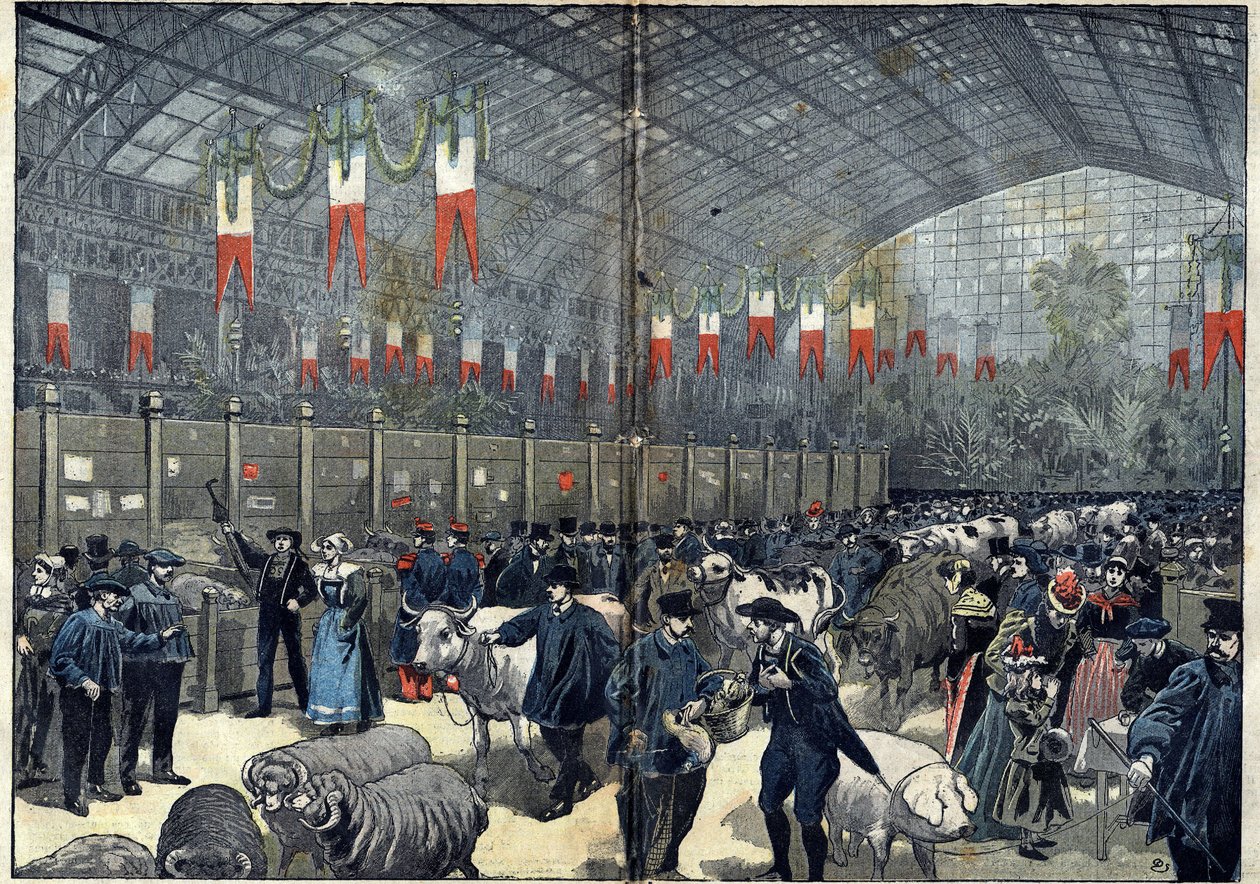 Den allmänna jordbrukstävlingen i Paris - 14 mars av Unknown artist