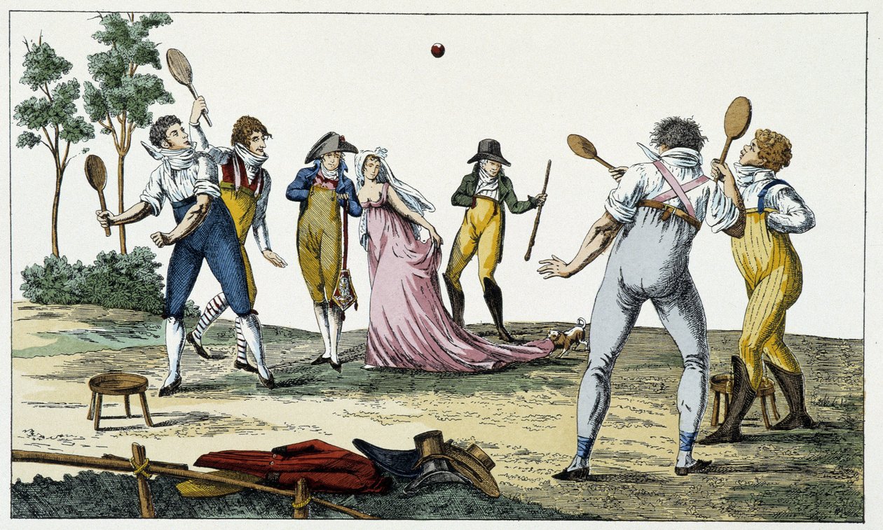 Den långa handflatan - gravyr, deb. 1800-talet av Unknown artist