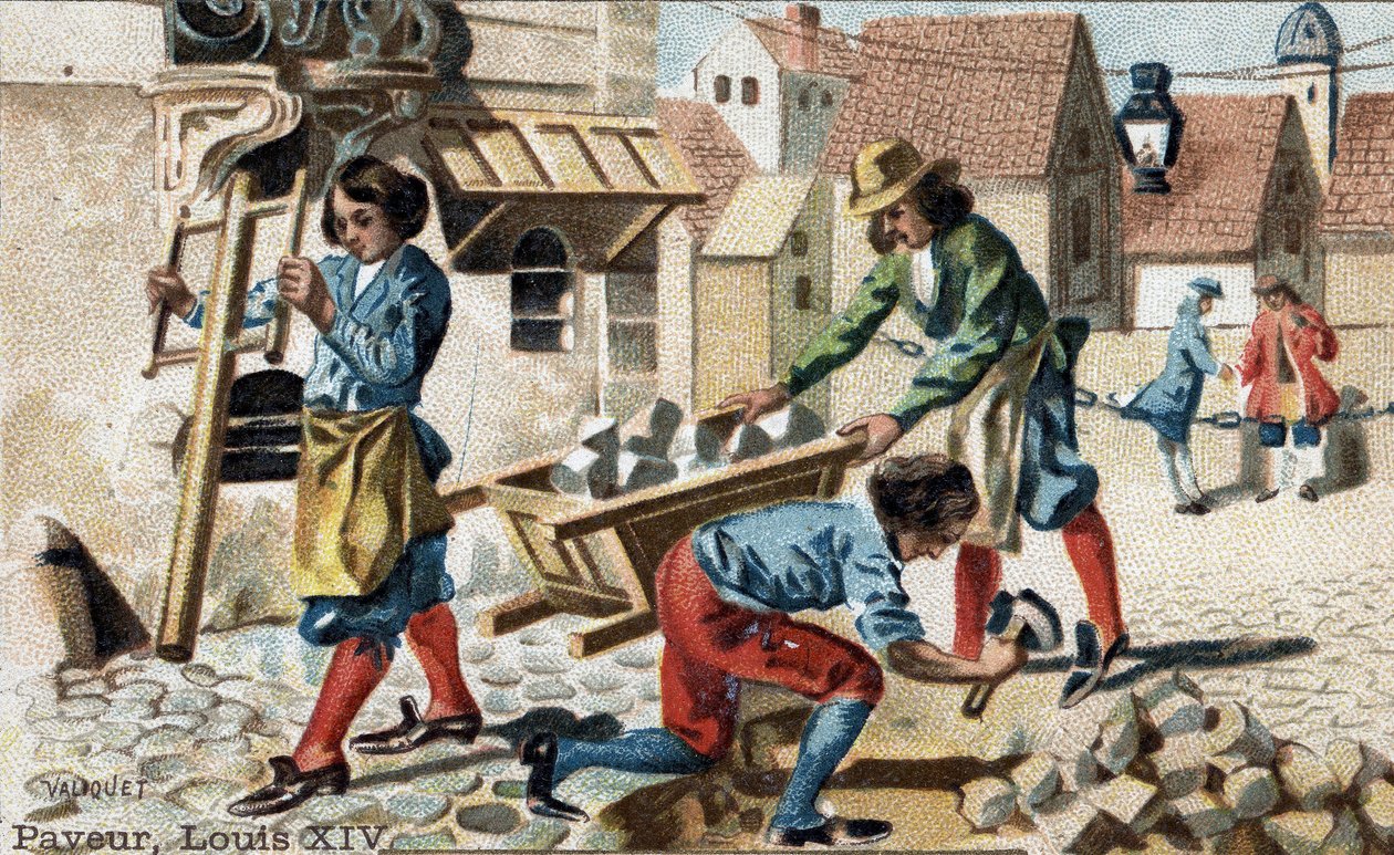 Kyrkogårdsyrket i början av 1700-talet. av Unknown artist
