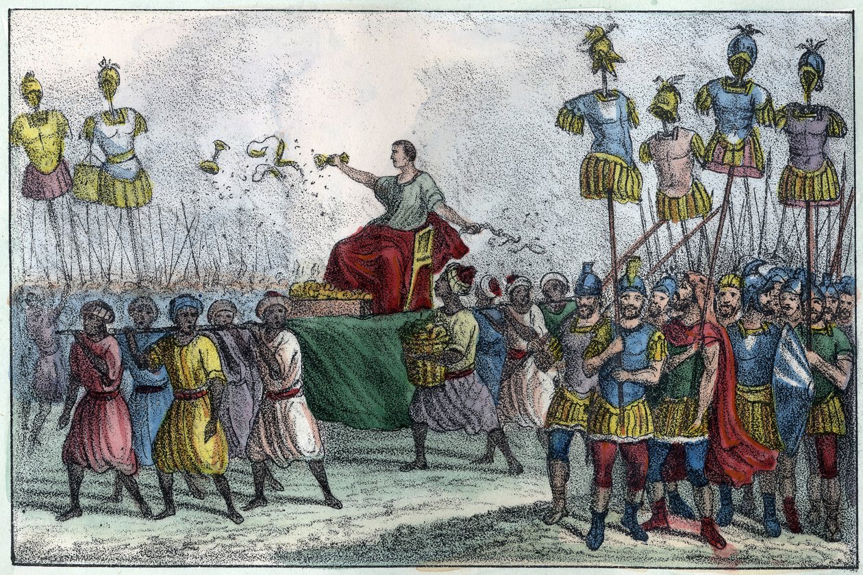 Bélisaires (Belisarius) triumf (v. 505-565), general bysantinsk. Han tar över Nordafrika från vandalerna 533-534.in” L