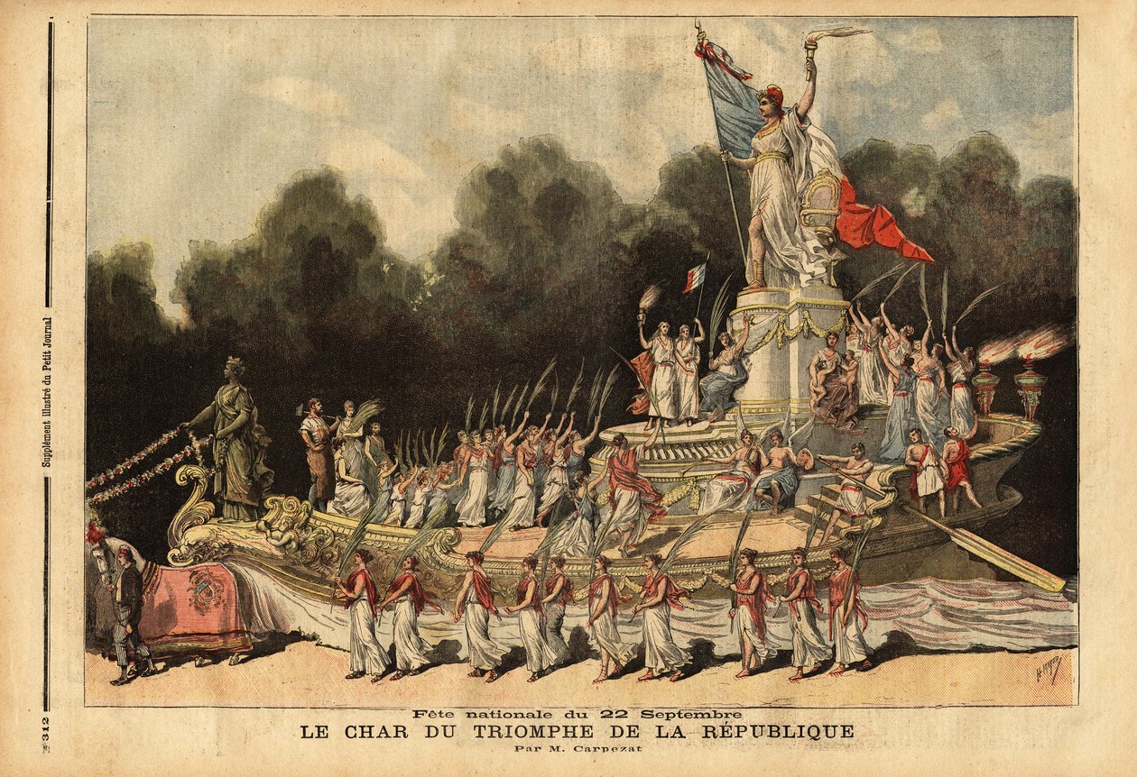 Republikens triumftank av Unknown artist
