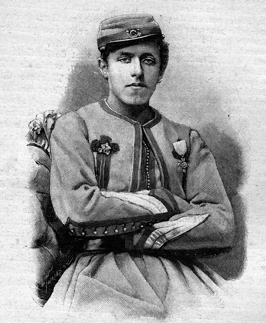 Theodore Wibaux, Pontifical Zouave och Jesuite (1849 - 1882). av Unknown artist