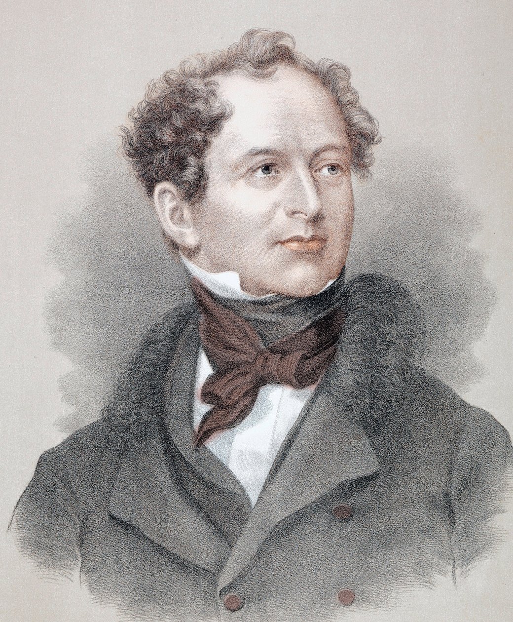 Thomas Moore (eller Thomas More) (1779-1852), irländsk poet. av Unknown artist