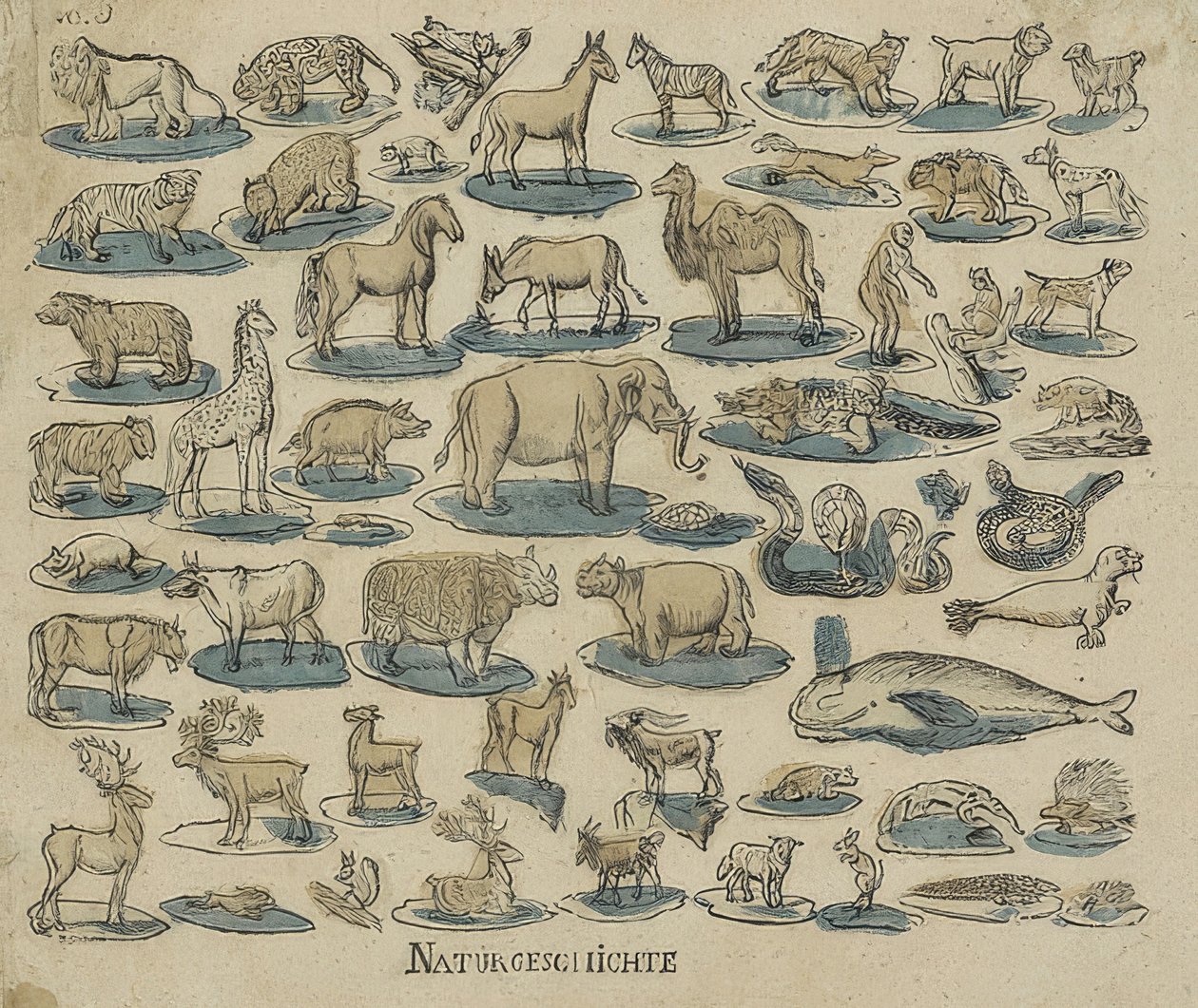 Djur. 1750-1800 av Unknown