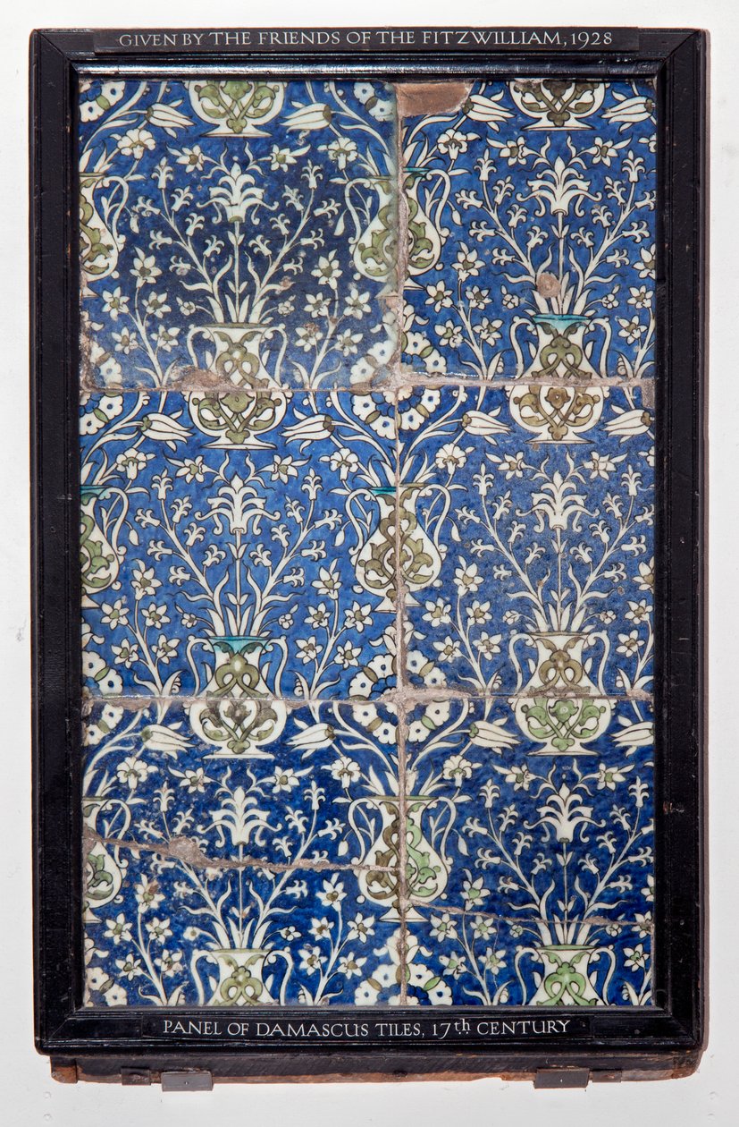 Kakelpanel, ca 1550-1699 av Unknown artist