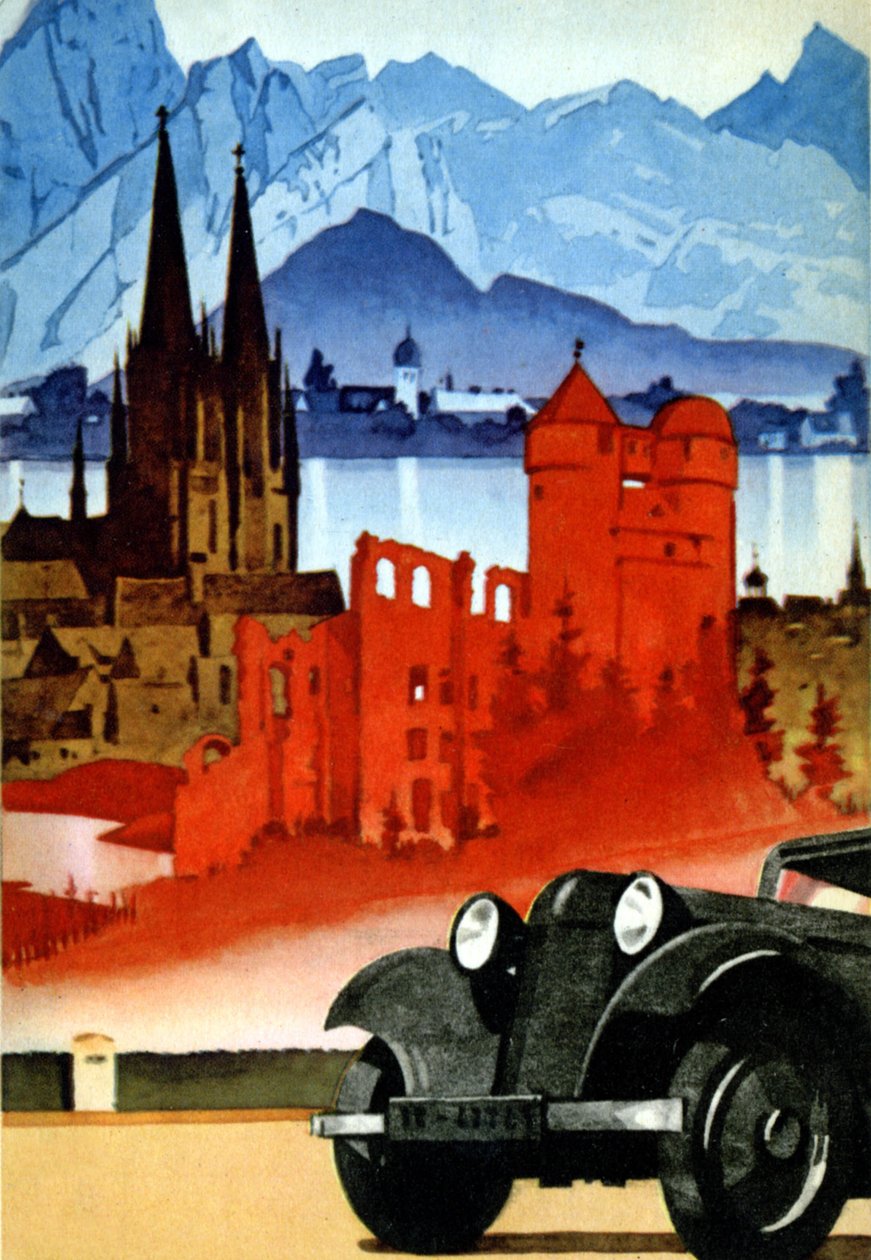 Trafik i Tyskland av Unknown Artist