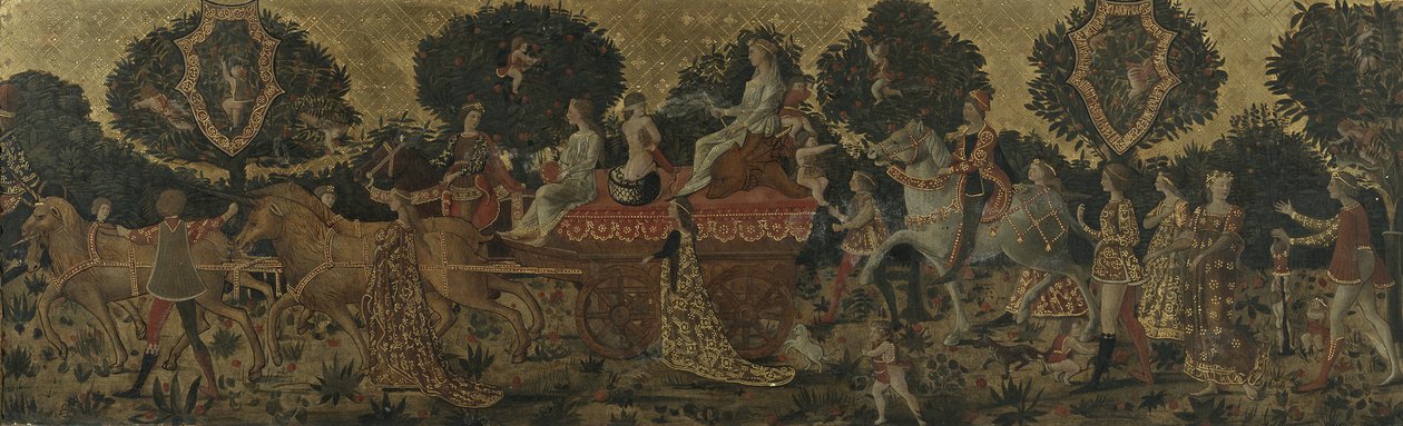Kyskhetens triumf, förfalskning på samma sätt som 1400-talets Italien (Florens) av Unknown artist