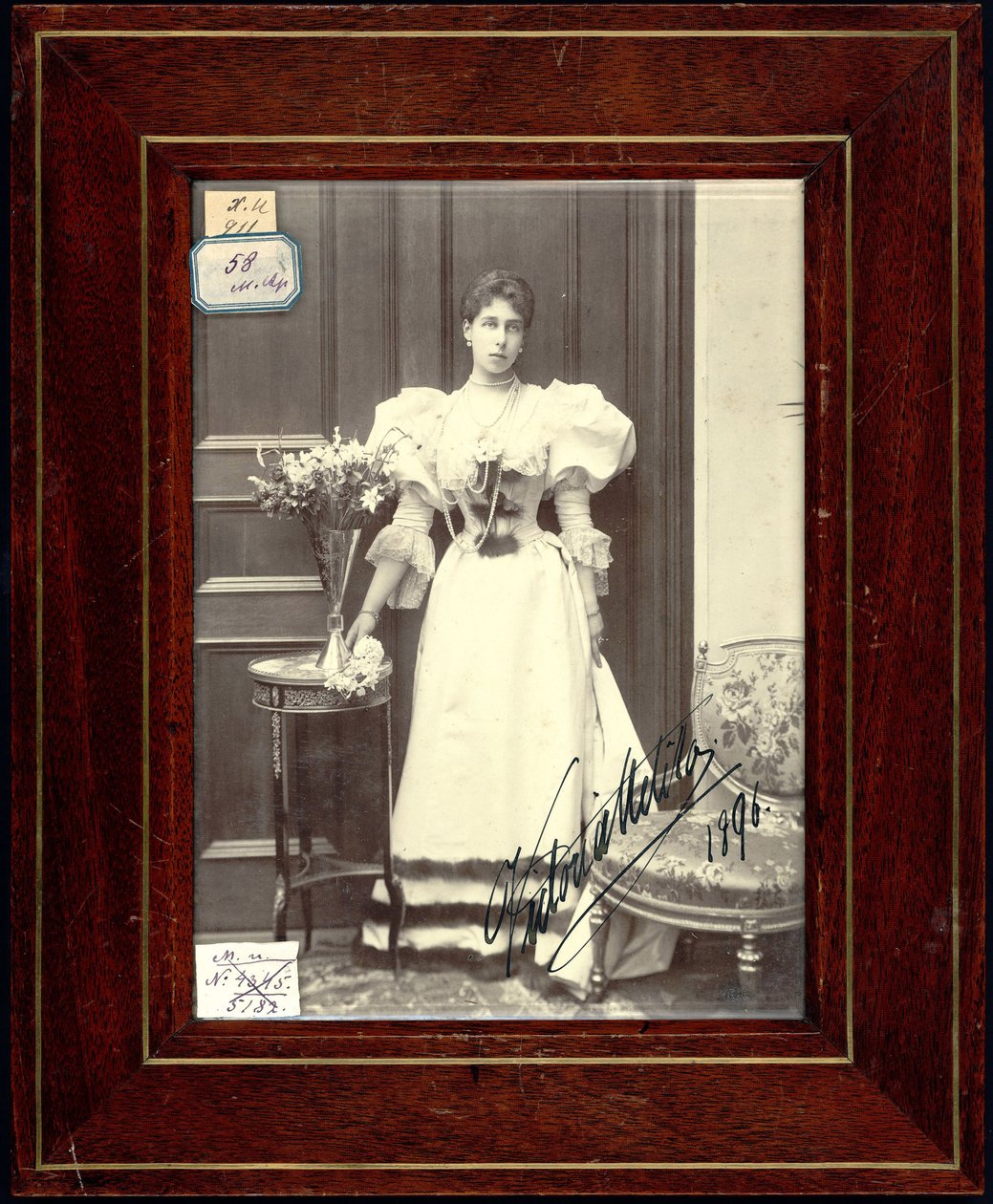 Victoria Melita de Saxe Cobourg-Gotha - Prinsessan Victoria Melita av Saxe-Coburg och Gotha (1876-1936), Anonym. Silvergelatinfotografering av Unknown artist