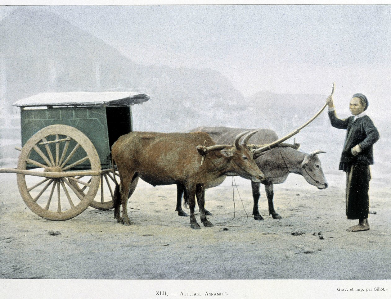 Vietnamesiska Hitch, "" Around the World", sent 1800-tal. av Unknown artist