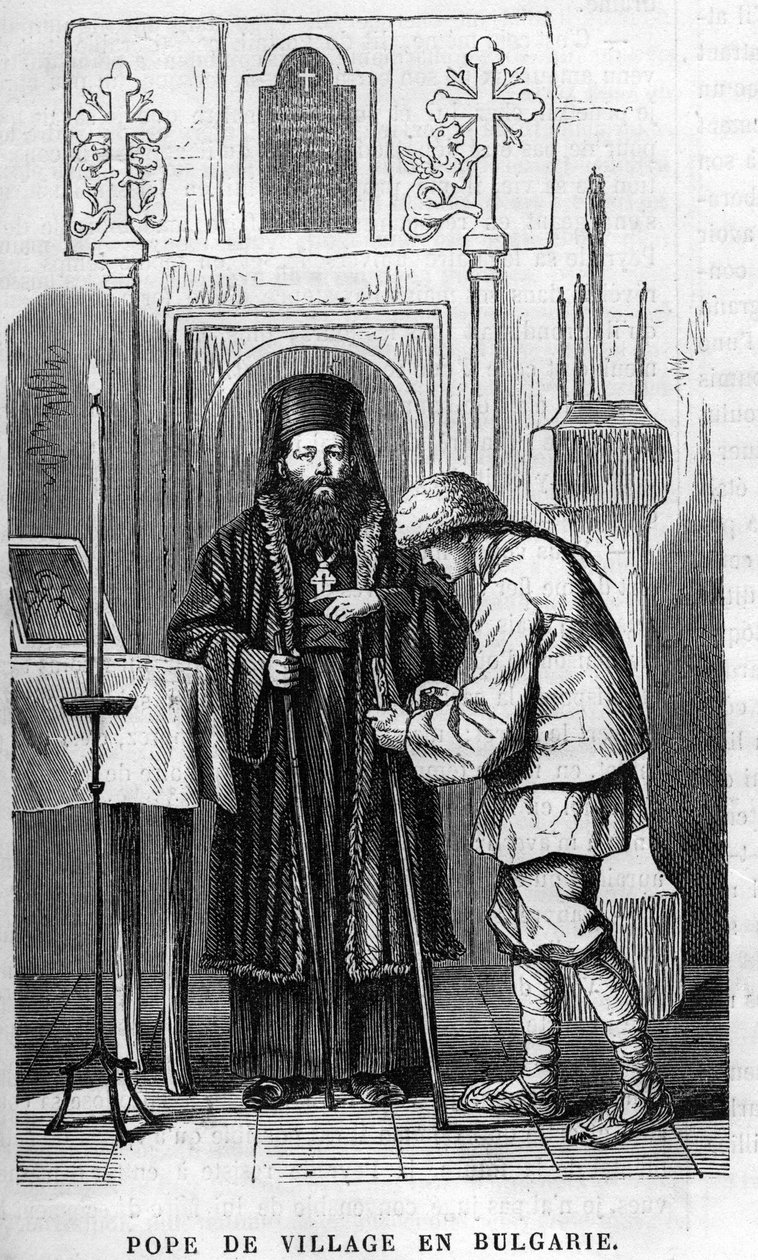 Bypåven i Bulgarien av Unknown artist