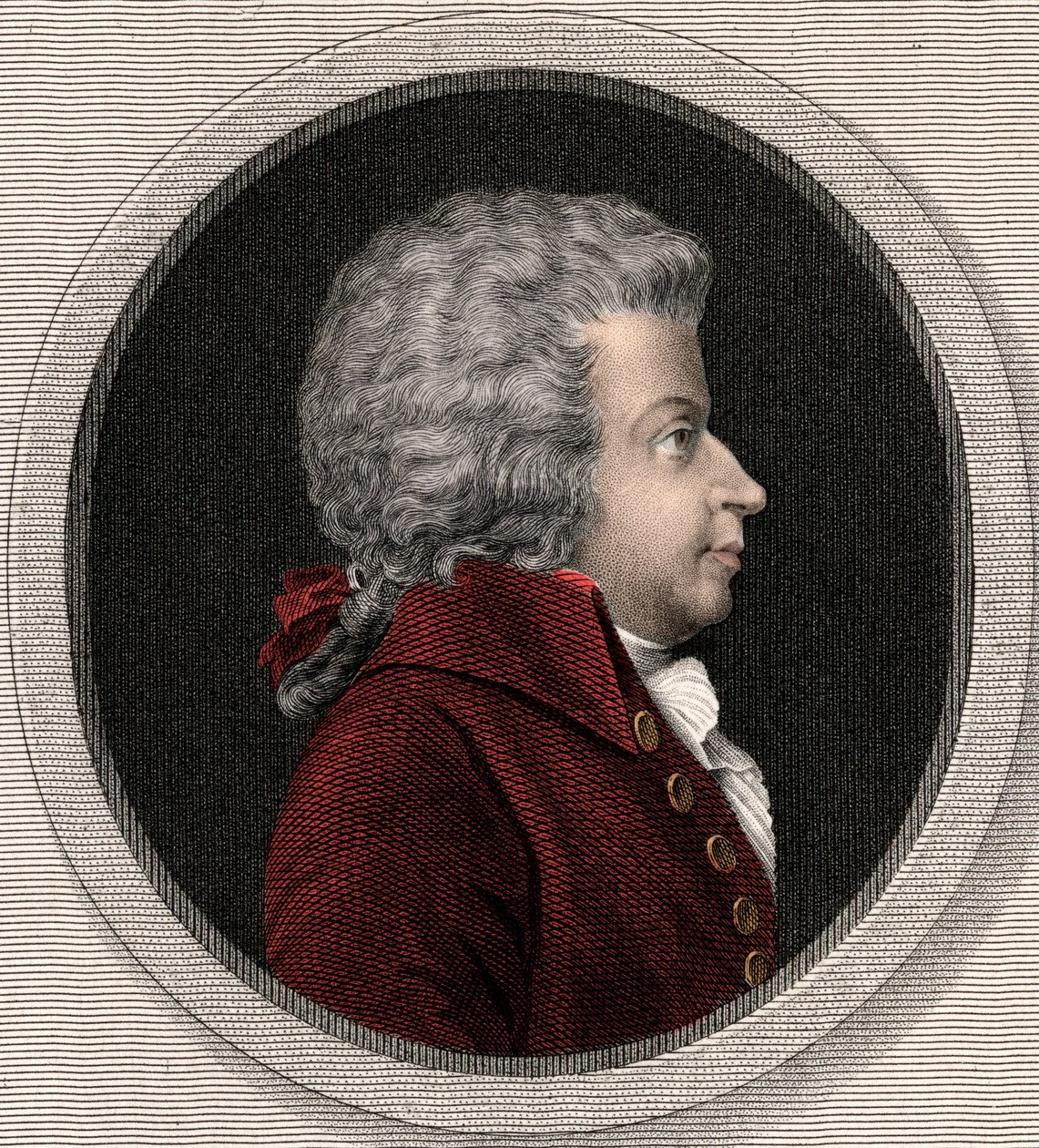 Wolfgang Amadeus Mozart 1756-1791 - gravyr - 1800-talet av Unknown artist