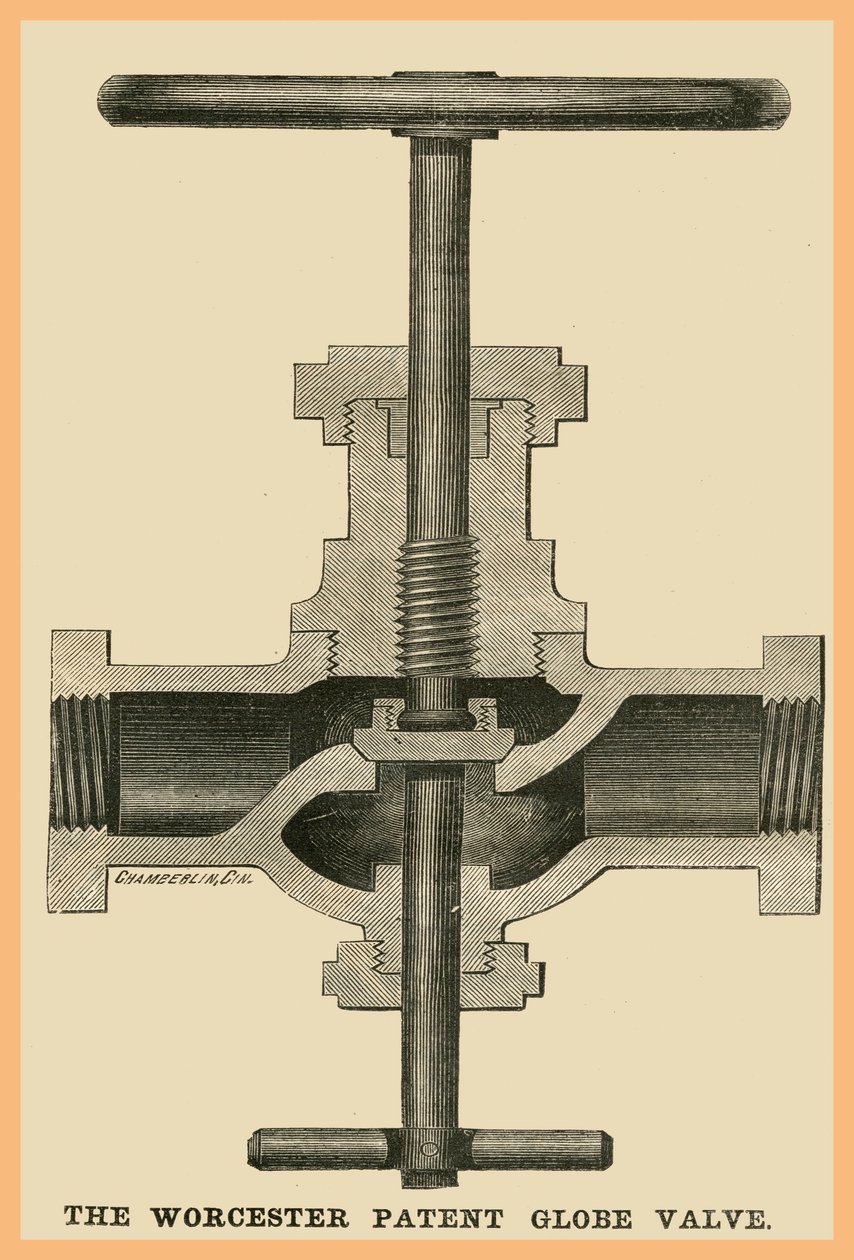 Worcestor Patent Sätesventil av Unknown Artist