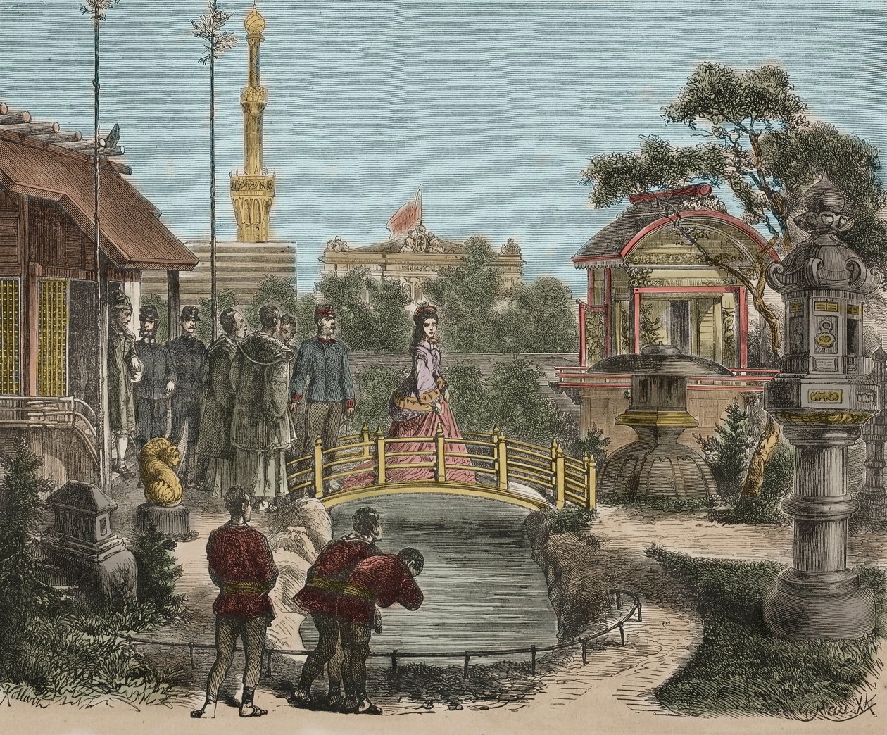 Världsutställningen 1873 Wien i Österrike - Världsutställningen i Wien - Franz Joseph I av Österrike ( av Unknown artist