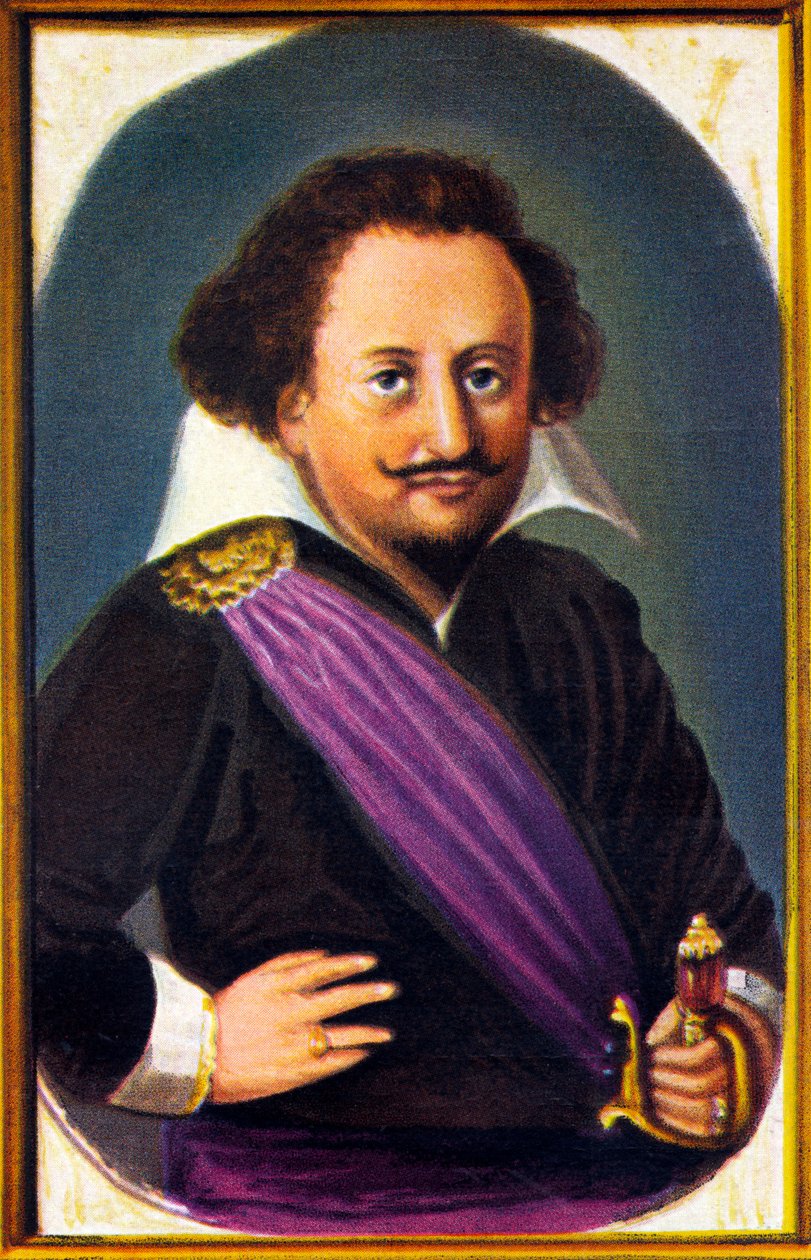 porträtt av Carl Gustaf Wrangel (kromnolitografi) av Unknown artist