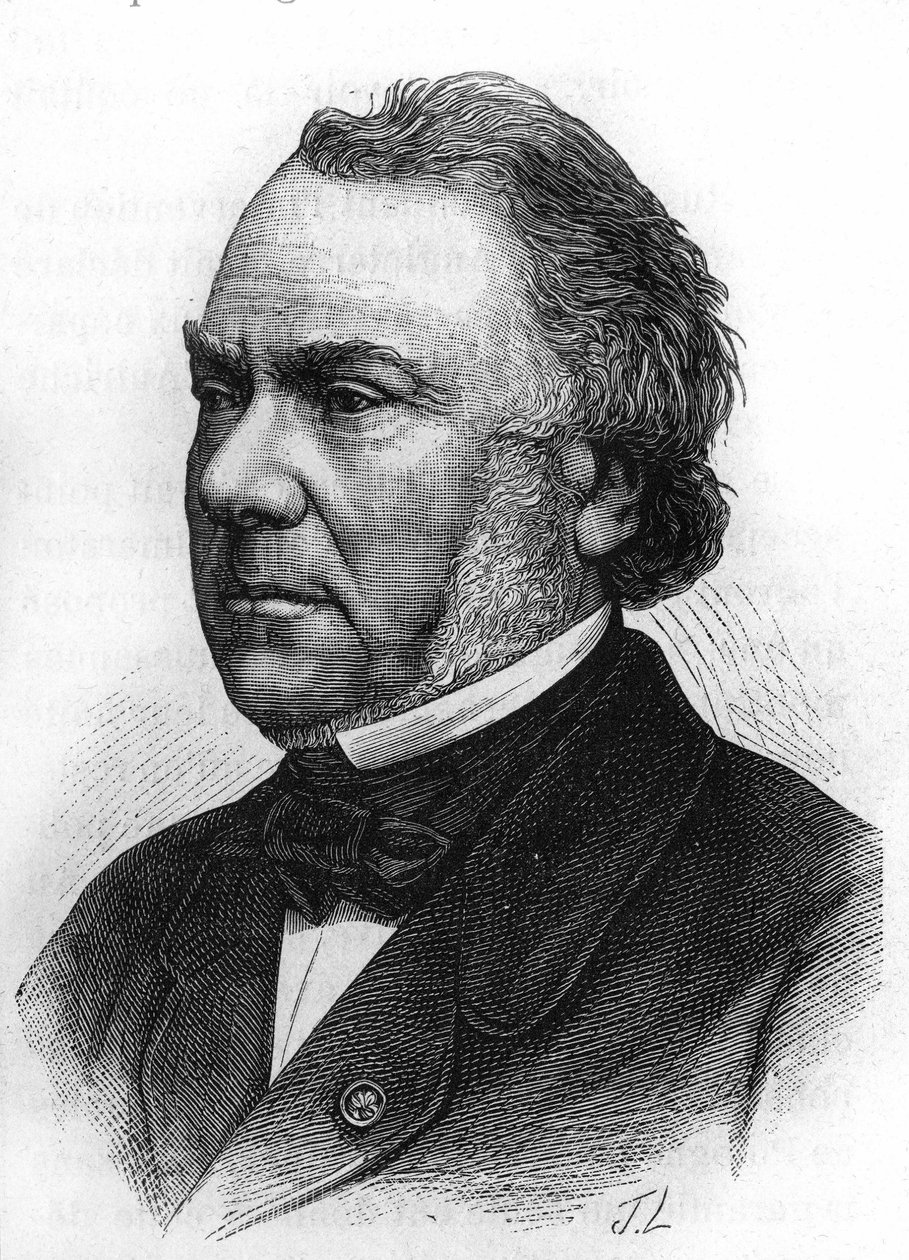 porträtt av Claude - Alphonse Delangle. 1797-1869 fransk magistrat och minister. av Unknown artist