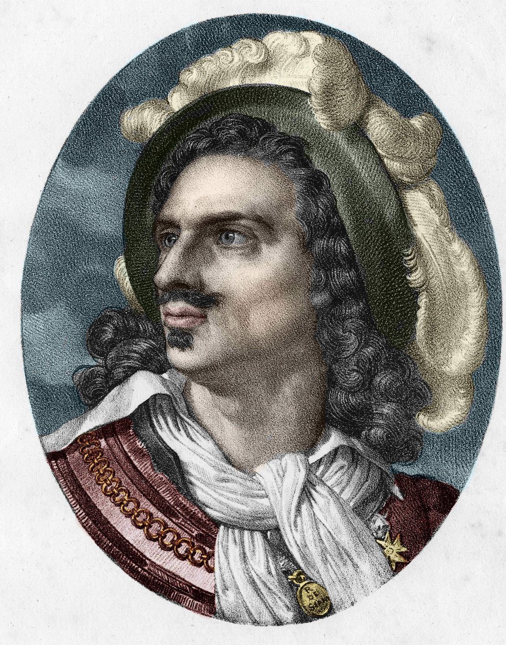 porträtt av Claude Forbin, riddare, då greve av Forbin, även känd som Forbin - Gardanne. Fransk vingledare (1656 till 1733). av Unknown artist