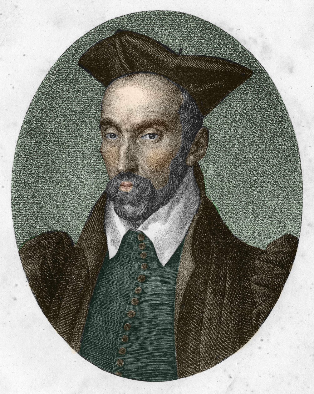 porträtt av Etienne Pasquier. Fransk advokat, humanist och historiker (1529 till 1615). av Unknown artist