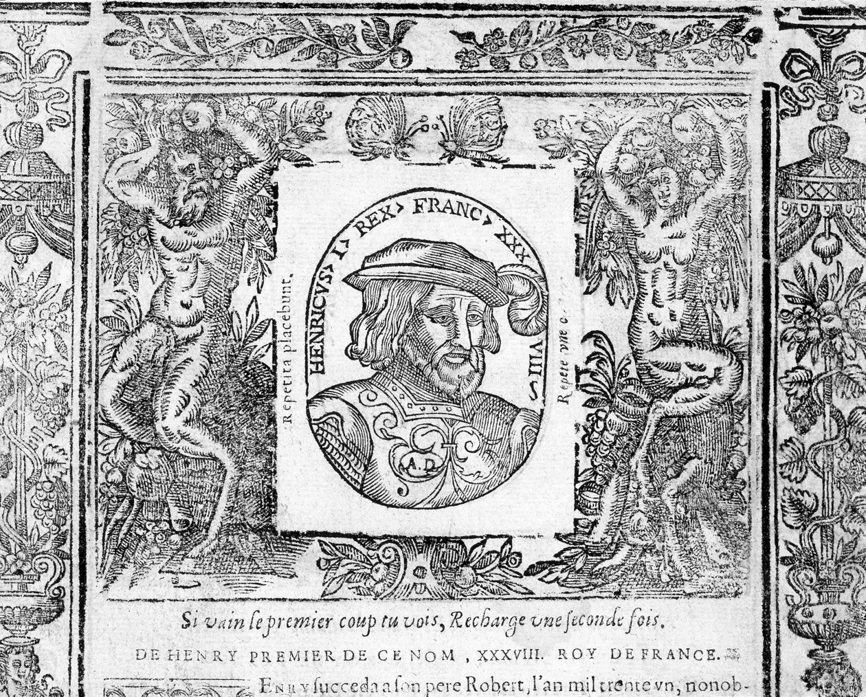 porträtt av Henri I, kung av Frankrike från 1031 till 1060. av Unknown artist